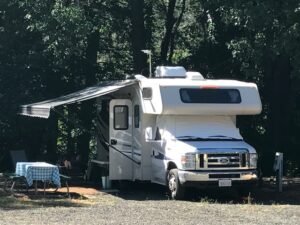 camping is one of many safe activities for seniors